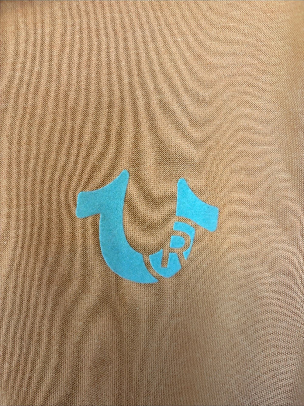 True Religion Orange Graphic World Tour Hoodie -539sku - Picture 3 of 7
